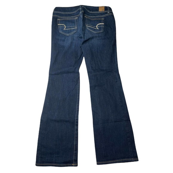 Womens American Eagle Stretch Slim Boot Bootcut Jeans Dark Wash Size 6 - Picture 5 of 8